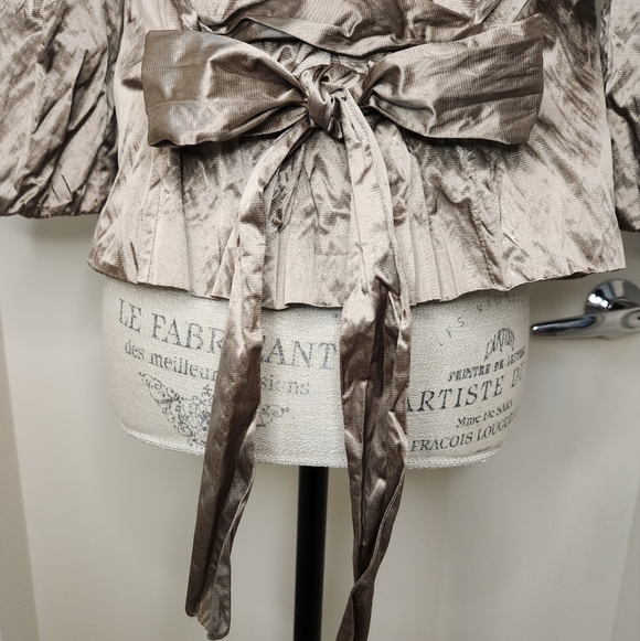 BCBG shiny crop Spring jacket - Picture 8 of 12